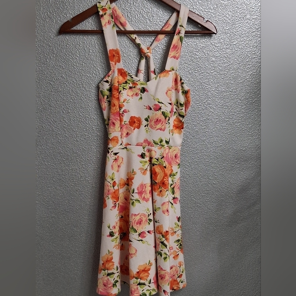 Fashion Magazine Floral Mini Dress 0